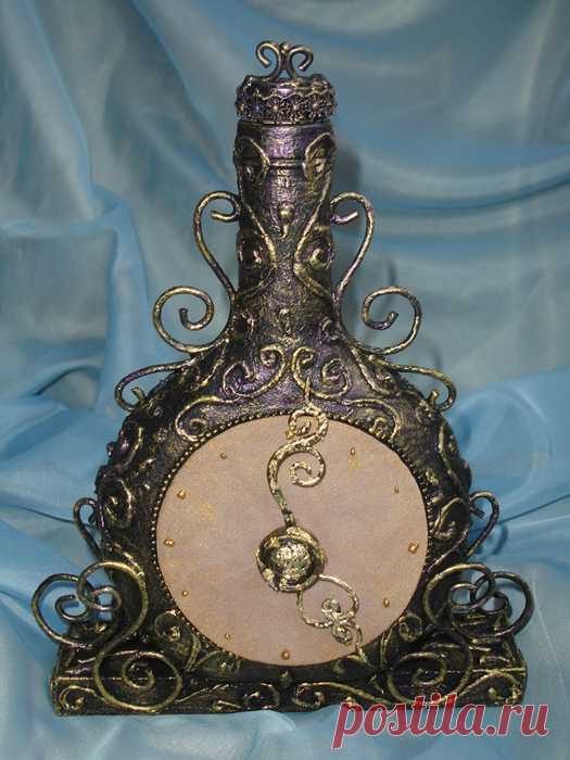 декор бутылки