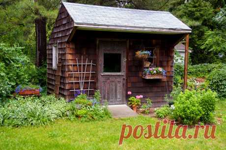 Оформление дачных сарайчиков — 6 соток