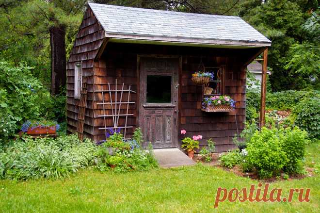 Оформление дачных сарайчиков — 6 соток