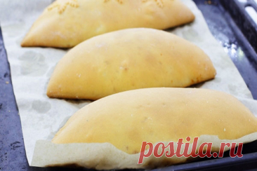 Кальцоне с курицей — Домашняя кулинария