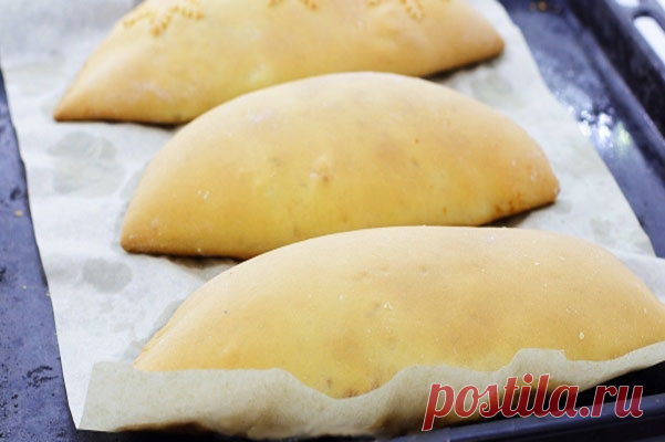Кальцоне с курицей — Домашняя кулинария