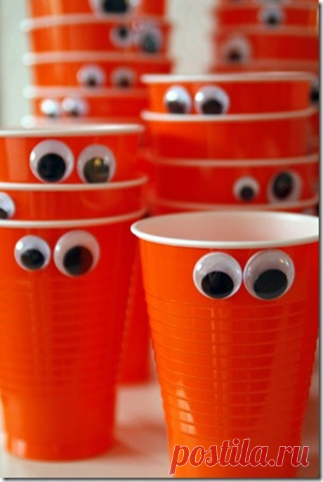 Стаканчики на Хеллоуин / Хеллоуин и Маскарадные, карнавальные костюмы своими руками / ВТОРАЯ УЛИЦА