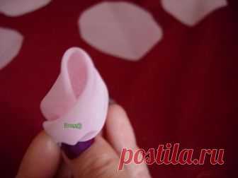 Розы из органзы. МК