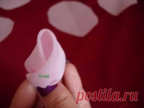 Розы из органзы. МК