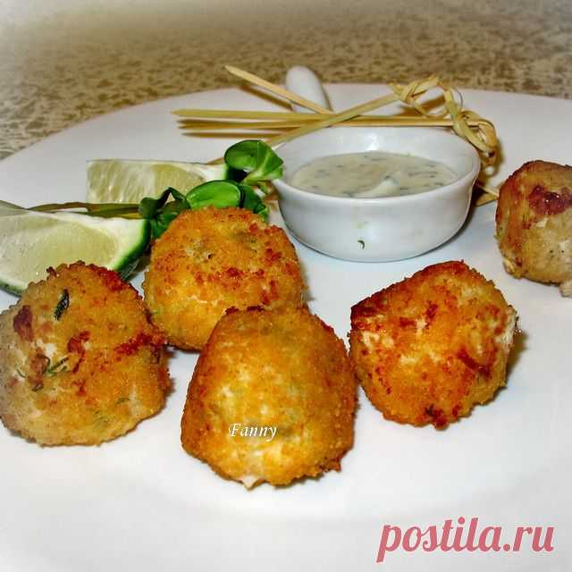 Креветочные шарики в панировке с соусом из лайма и йогурта | Кошкин дом