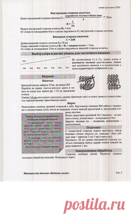 Своё вязание. Схемы(интернет)
Тамара Липская (Алёшина)