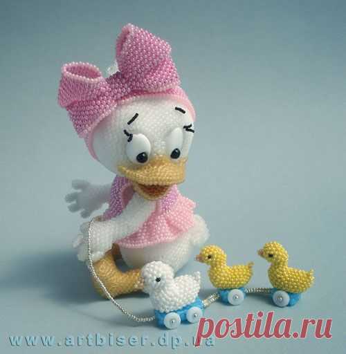 Авторские игрушки из бисера Волховской Ульяны :: "Ути-Пути" ::