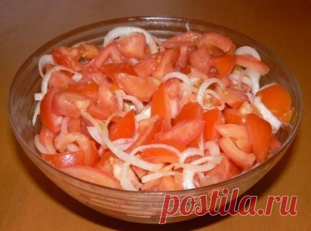 Салат из помидоров с луком на зиму | Про рецептики - лучшие кулинарные рецепты для Вас!