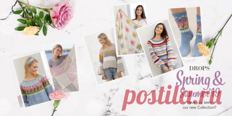 DROPS Spring & Summer 2019 ~ DROPS Design Thanks for all your votes and comments, now it’s time to find out if your favourites made it!