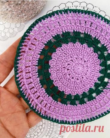 Схема крючком для подставки и салфетки &amp;mdash; понятная инструкция и советы