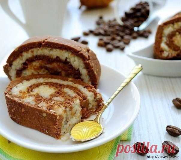 Колбаска-рулет из печенья - готовится и съедается фантастически быстро | Четыре вкуса