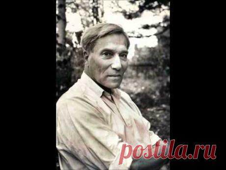 Борис Пастернак читает стихотворение "Ночь". 1956 год. - YouTube