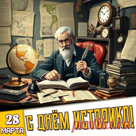 Историки, вы — хранители времён, вы — связующее звено пространств и миров, вы — нерушимый мост из прошлого в будущее. Благодаря вашим стараниям осознаются корни традиций, культуры и общества. Новых вам открытий, вдохновения, творческих свершений. Открытки на Всемирный день историка!