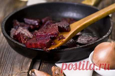 Жареная свекла по-пуатевински