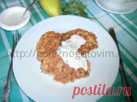 Вкусные оладьи из кабачков с болгарским перцем