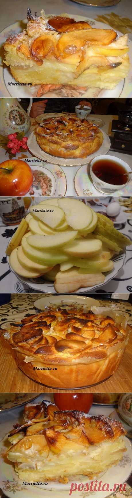 Моя выпечка. ЯБЛОЧНЫЙ ПИРОГ - супер сочный и очень вкусный рецепт
