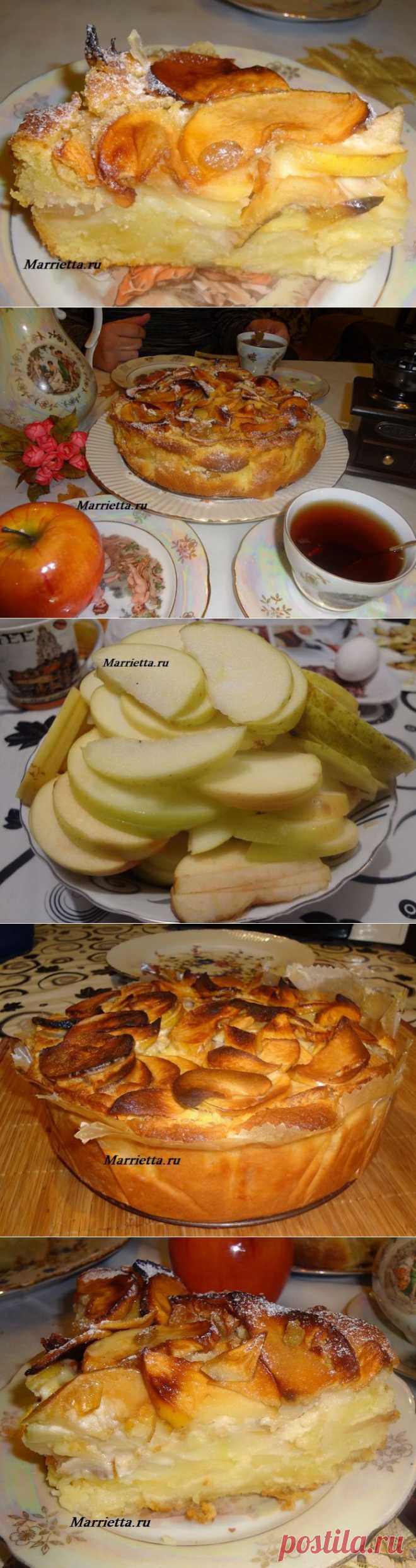 Моя выпечка. ЯБЛОЧНЫЙ ПИРОГ - супер сочный и очень вкусный рецепт