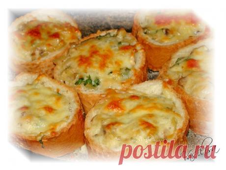 Жульен в булочках.Быстро и вкусно