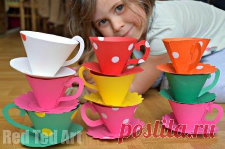 Бумажные чашечки — Поделки с детьми