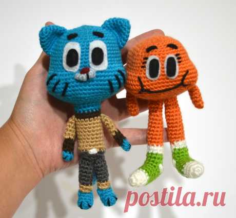 Gumball and Darwin by KimLCrochets on DeviantArt