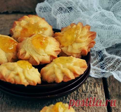МАСЛЯНОЕ ПЕЧЕНЬЕ С ДЖЕМОМ