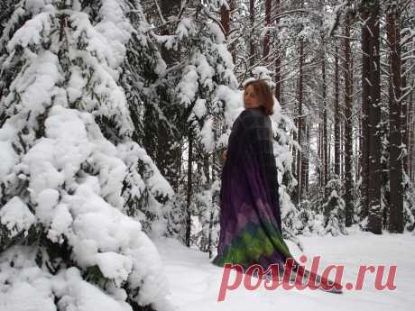 Мой Северный плед готов. Фотографии и описание для вашего вдохновения. | Дурушка вяжет | Яндекс Дзен