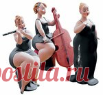 Встала баба на весы, сняв с себя одежду...Коллекция фарфоровых толстушек от Emilio Casarotto