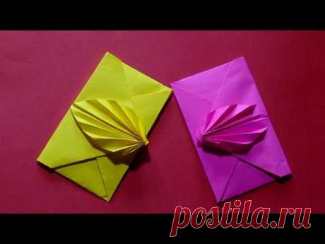 ORIGAMI  Envelope with paper - YouTube