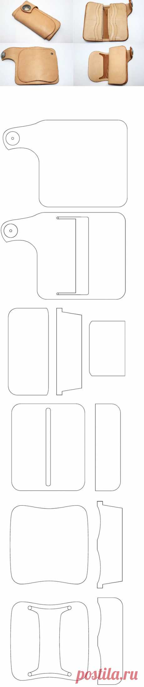 Long Wallet Pattern | Leathercraft