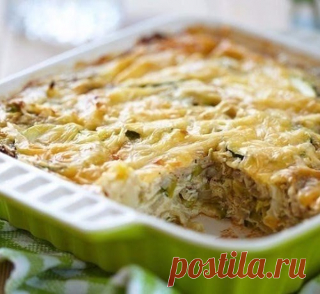 Капустная запеканка с мясом - вкусный перекус в конце рабочего дня