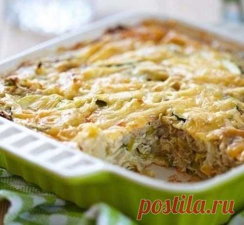 Капустная запеканка с мясом - вкусный перекус в конце рабочего дня