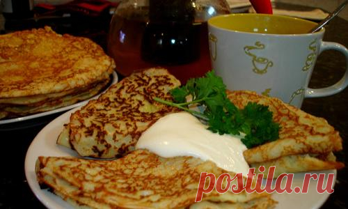 Блины из кабачков - вкусный рецепт от нашей участницы