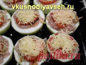 Кабачки фаршированные.