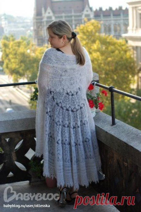 Шаль Испанский павлин - Рукоделие - Babyblog.ru