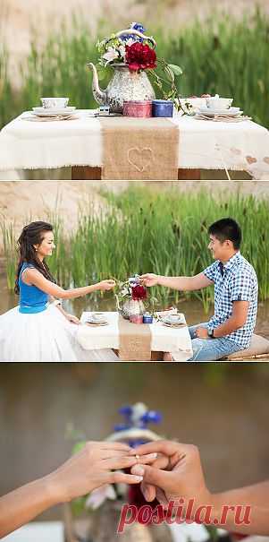 Вдохновение нежностью: помолвка Марины и Петра - WeddyWood