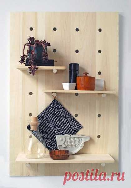 Панно с передвижными полками своими руками — DIYIdeas