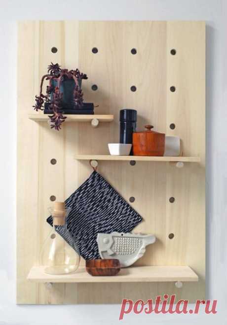 Панно с передвижными полками своими руками — DIYIdeas