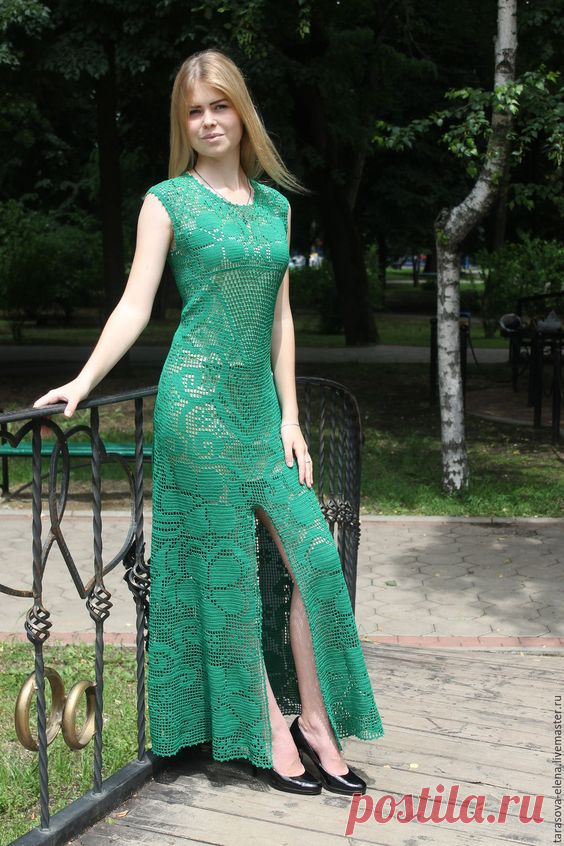 Летние вязаные платья, большая подборка! | Вязание крючком и спицами | Дзен