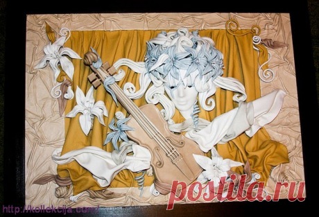 Мастер-класс "Объемные картины из кожи. Скрипка". Автор Андрей Коробейников. Объемные картины из кожи

 	Андрей Коробейников - известная личность среди любителей картин из кожи. И не удивительно -  не каждый художник может показать изящество и натуральность цветка, оттенки и полутона, максимально приблизиться к реальности.  Мастер-класс Андрея Коробейникова "Объемные карти