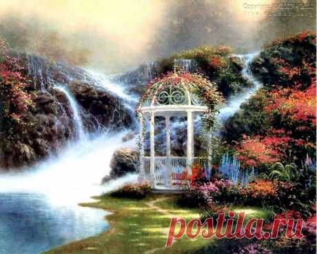 живопись Thomas Kinkade - 69 фото. Фотографии Валентин Иванов.