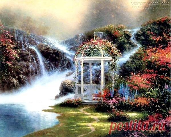 живопись Thomas Kinkade - 69 фото. Фотографии Валентин Иванов.