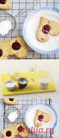 Песочные валентинки с вишней рецепт – выпечка и десерты. &#171;Афиша-Еда&#187;