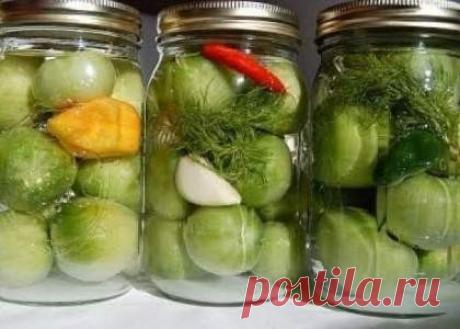 Подборка рецептов по заготовке зелёных помидор - Простые рецепты Овкусе.ру