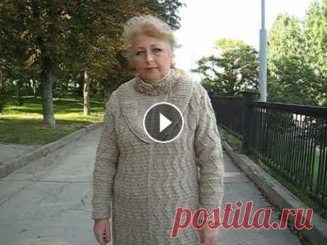 Вязание спицами, пальто, knitting for different women Все видео по вязанию пальто здесь...