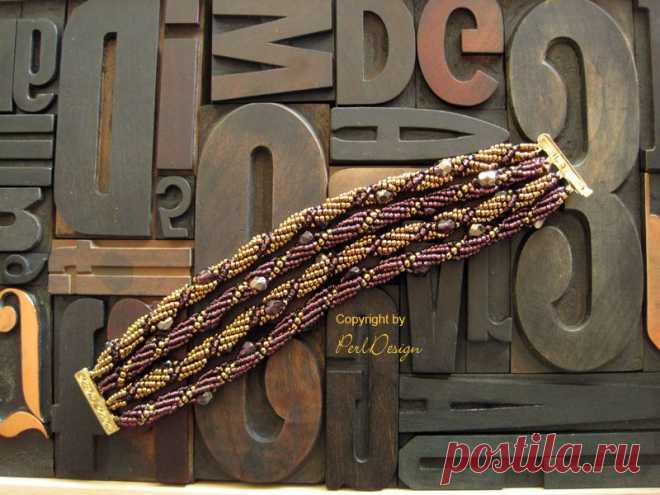 PerlDesign: Variationen von 'Cordula Spirali'