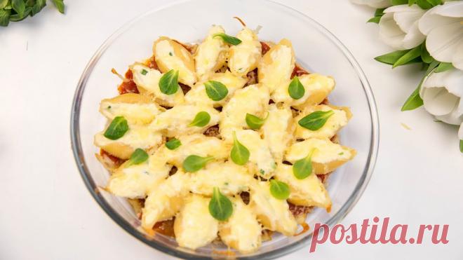 Что приготовить на ужин на скорую руку - Быстрый и вкусный ужин или обед ✳️ФАРШИРОВАННЫЕ РАКУШКИИнгредиенты: - Макароны для фарширования - 500гр. рикотты - Яйцо - Пучок зелени - Томатный соус - 50гр. сыраМакароны отвариваем до состояния аль денте. В миске смешиваем рикотту, яйцо, солим и перемешиваем. Нарезаем зелень, перекладываем ее...