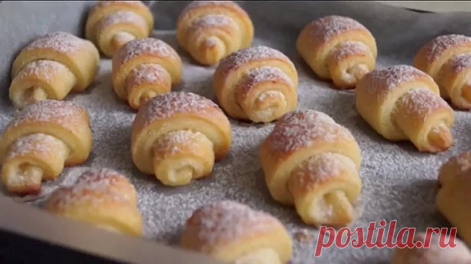 ЛАКОМСТВО ИЗ ТВОРОГА | РОГАЛИКИ