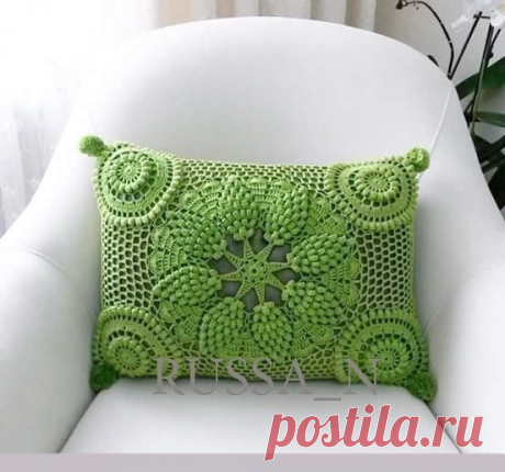 Изумительно красивый чехол на подушку — DIYIdeas