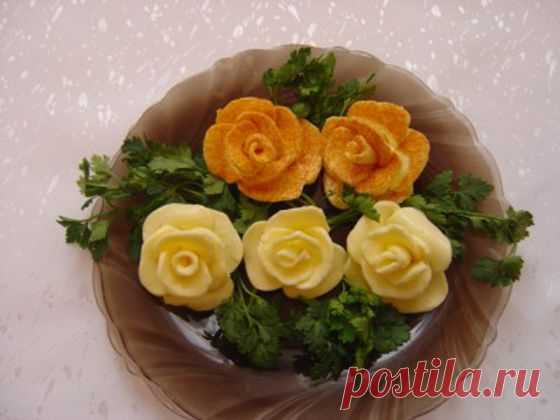 Розочки из масла