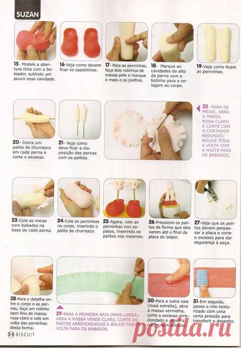 Лепка красивых кукол с фото